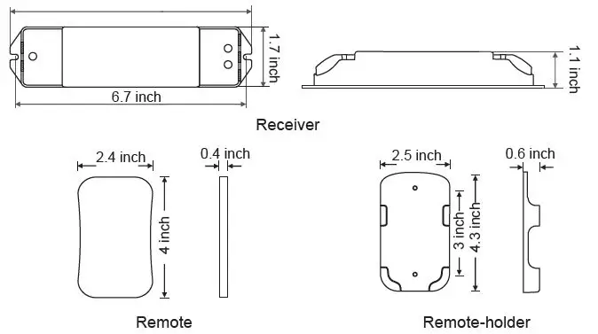 HITLIGHTS-B0C4GWWL4P-RF-Remote-Controller-Kit-for-RGBW-RGB-LED-Strip-Lights-FIG-5