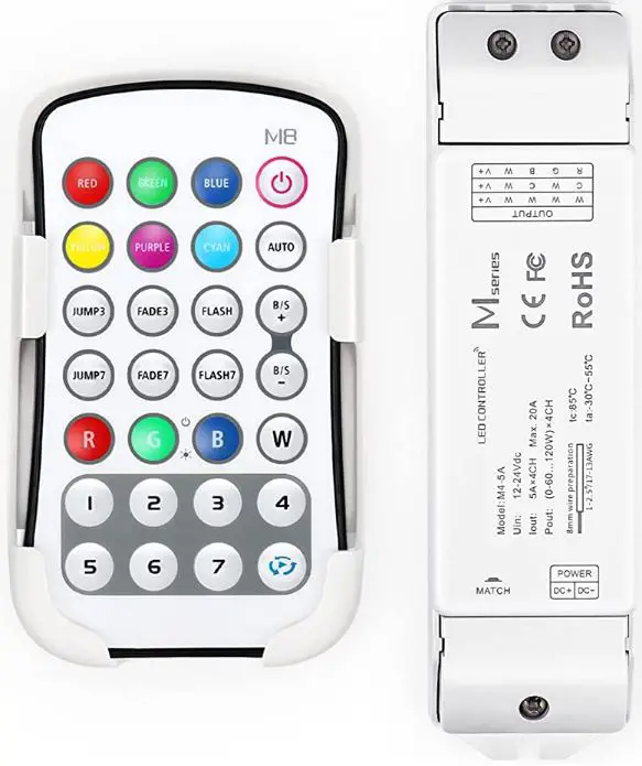 HITLIGHTS-B0C4GWWL4P-RF-Remote-Controller-Kit-for-RGBW-RGB-LED-Strip-Lights-PRODUCT-IMG