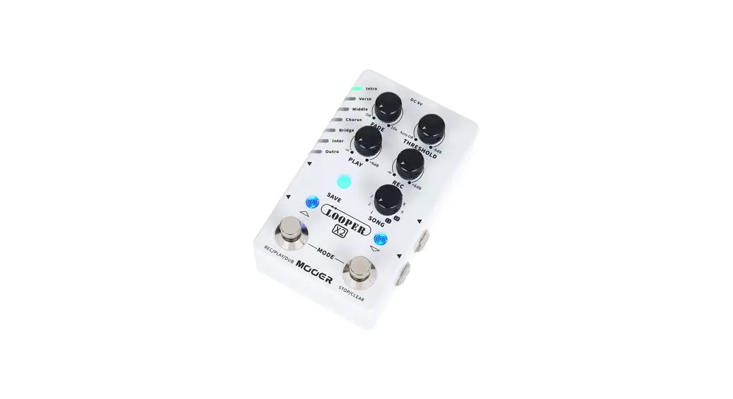 Mooer X2 Stereo Looper Pedal Owner's Manual
