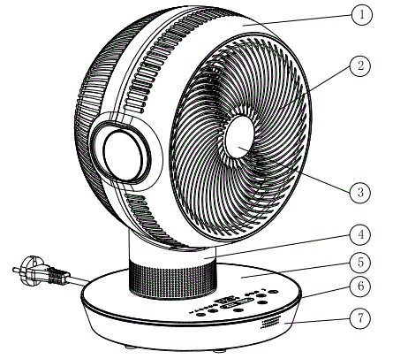 Dimplex-DCAC30HC-Air-Circulator-Fan-FIG-4