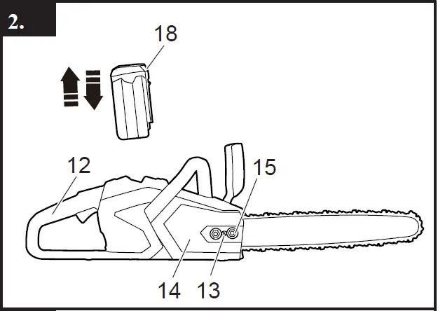 greenworks-GD40CS15-40V-Electric-Chainsaw-fig-2