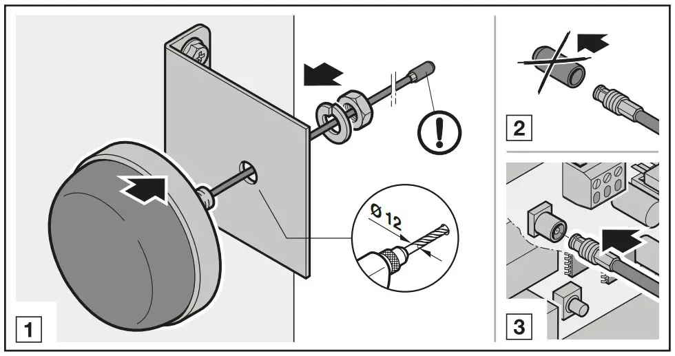 HORMANN Receiver HET-E2-MCX BiSecur - Fitting 1