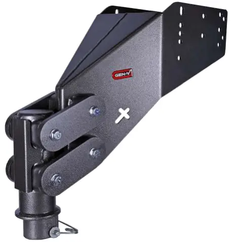 GEN-Y HITCH B07RDLX1PH Fifth Wheel to Gooseneck Coupler Manual Latch