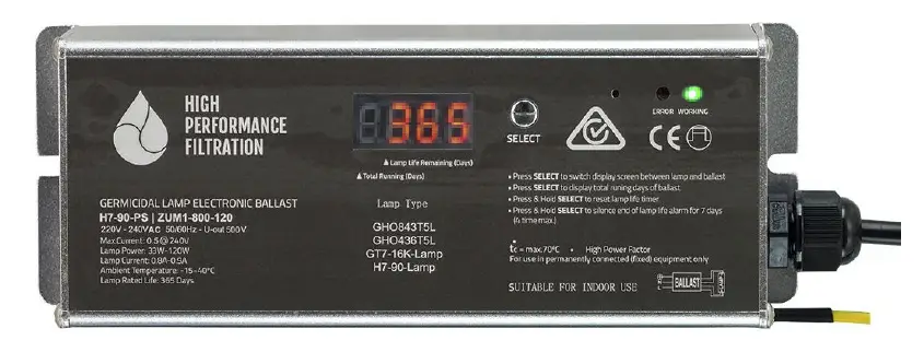 SS Enclosure Ultraviolet Germicidal Disinfection Whole House Filtration System with UVin 11