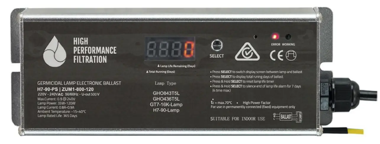 SS Enclosure Ultraviolet Germicidal Disinfection Whole House Filtration System with UVin 15