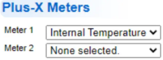 Assign Sensors to Plus-X Channels
