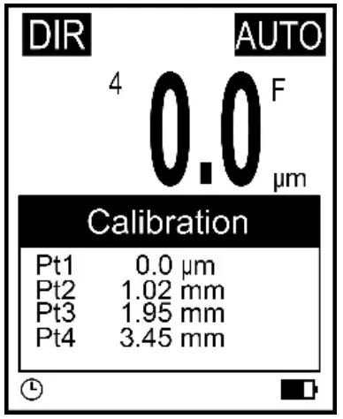 Multi-point calibration