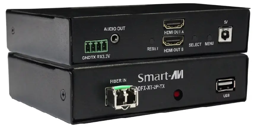 Smartavi Dfx-xt-2p Dual Head 4k Hdmi With Audio And Usb 2.0 Kvm Extender User Manual Smartavi Dfx-xt-2p Dual Head 4k Hdmi With Audio And Usb 2.0 Kvm Extender User Manual