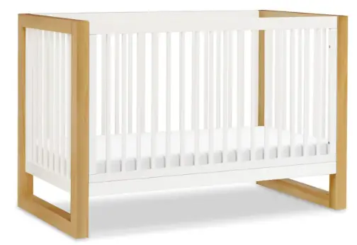 Crate-Barrel-Opie-Crib-Rail-Opie-Two-Tone-Wood-and-Linen-product-image