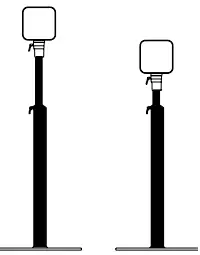 VERTICAL MOTION PEDESTAL TUBES 