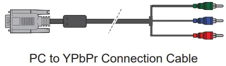 DAEWOO 24DE04HL1 24 Inch LED HD TV - Cables 5