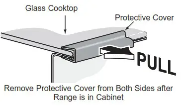 GE APPLIANCES JD630DTBB 30 Inch Electric Drop In Ranges - INSTALL THE RANGE 3