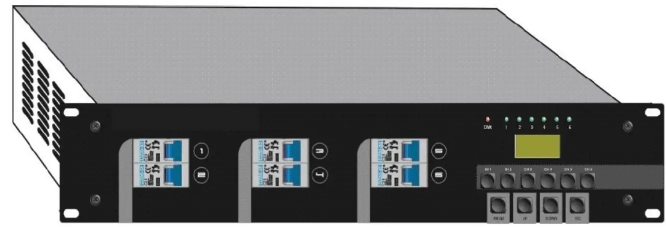 GLT M-2512R Converter Dimmer Pack