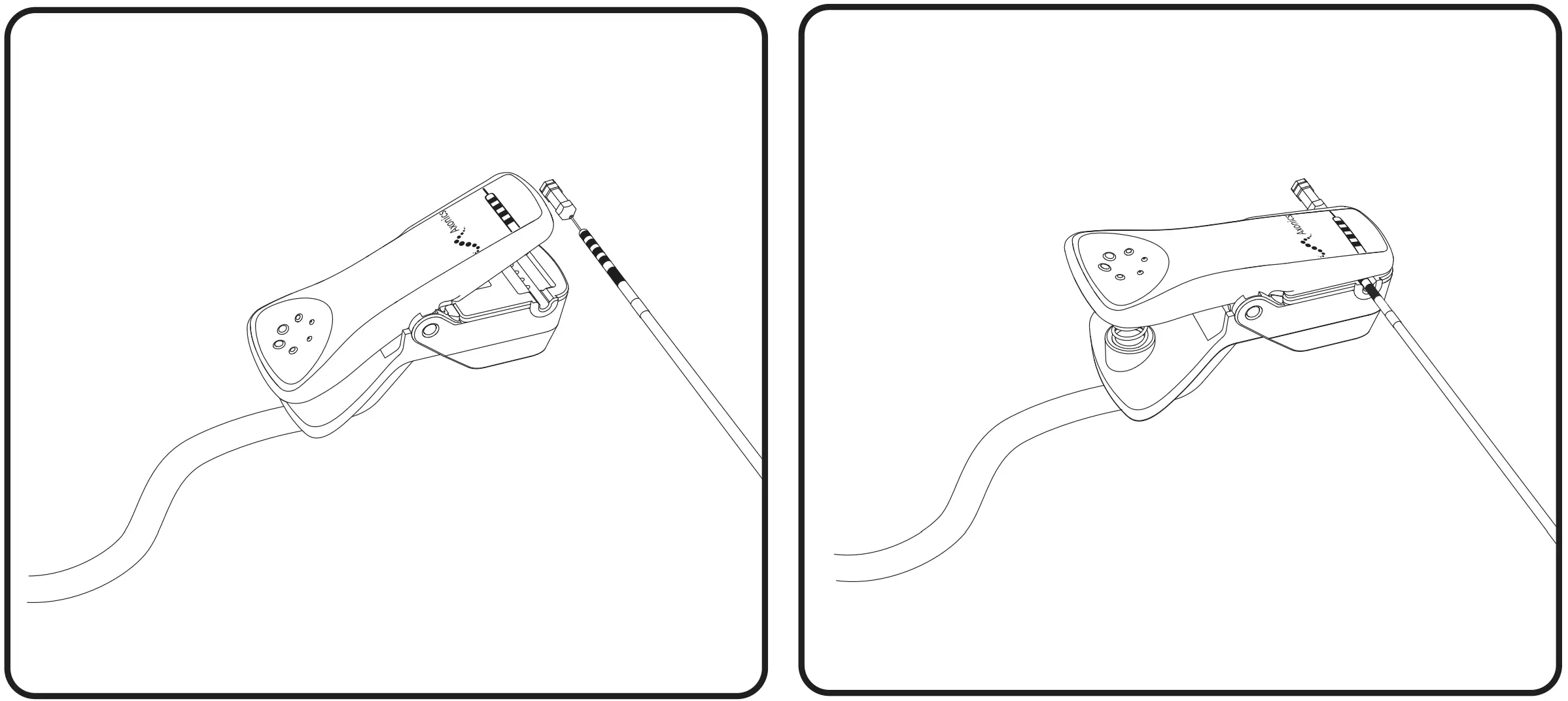 Connect the lead stimulation