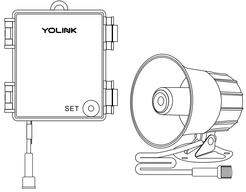 YOLINK YS7104-UC Outdoor Alarm Controller - Required Items