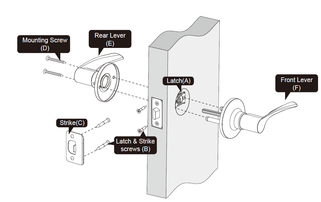 veise 801 Handle Lever 1