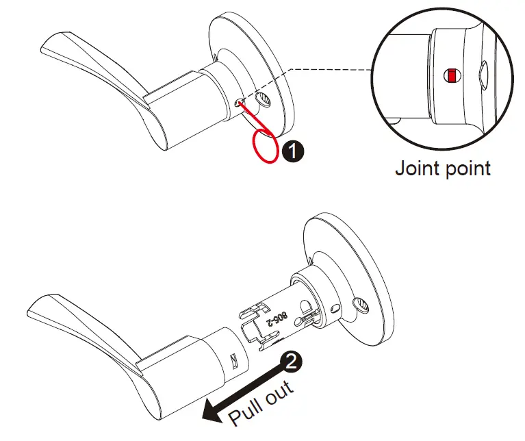 veise 801 Handle Lever 9