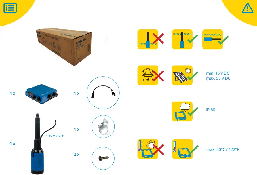 LORENTZ S1-200 Solar Pump System - fig 1