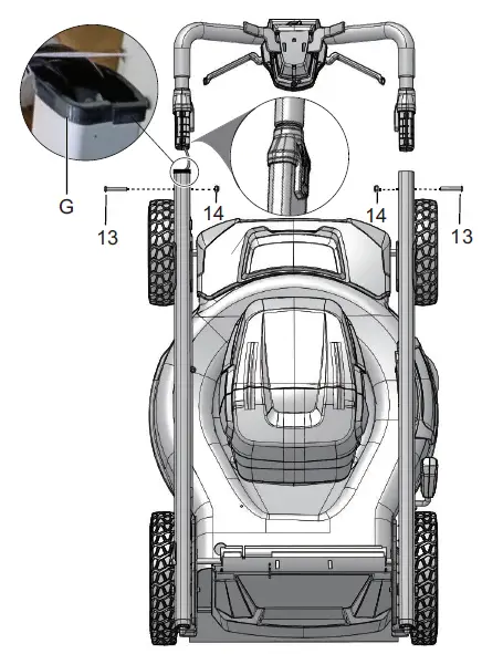 greenworks MO80L06 Pro 80V Electric Lawn Mower fig5