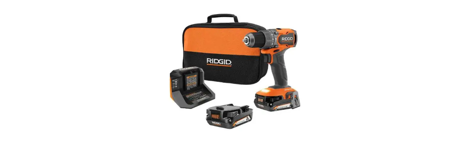 Ridgid R87112k Subcompact Brushless Cordless 1/2 Inch Hammer Drill Kit User Manual