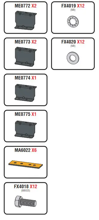 VAN GUARD IN8321 ULTI Rack+ Roof Rack - BEFORE