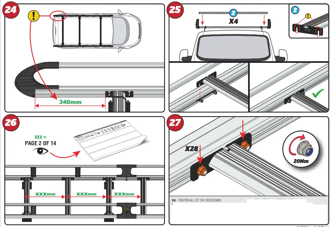 VAN GUARD IN8321 ULTI Rack+ Roof Rack - fig 10