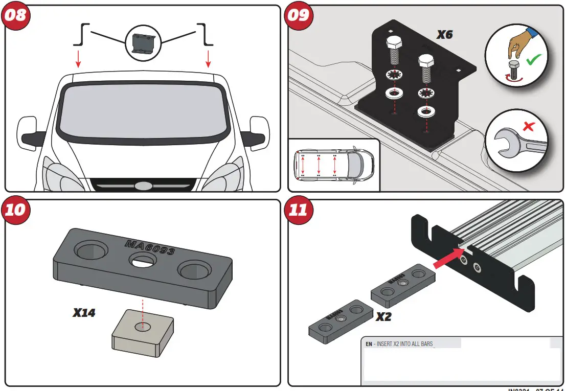 VAN GUARD IN8321 ULTI Rack+ Roof Rack - fig 6