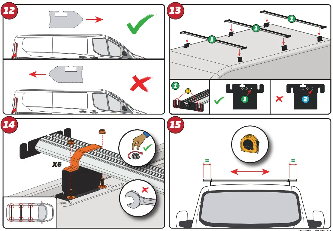 VAN GUARD IN8321 ULTI Rack+ Roof Rack - fig 7