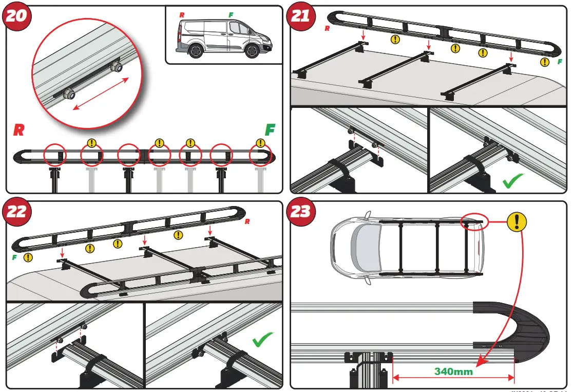 VAN GUARD IN8321 ULTI Rack+ Roof Rack - fig 9
