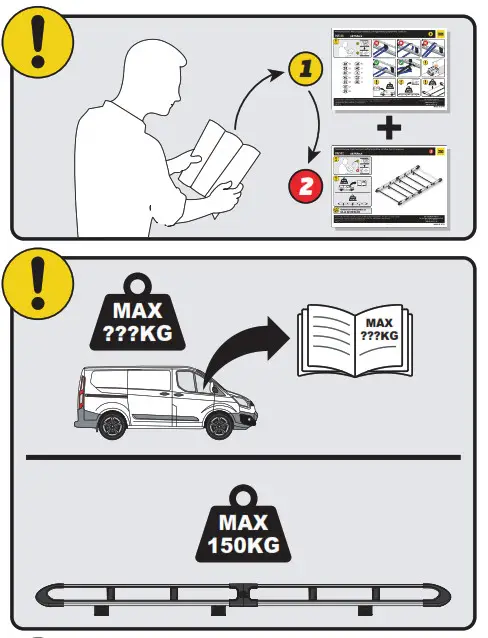 VAN GUARD IN8321 ULTI Rack+ Roof Rack - fig