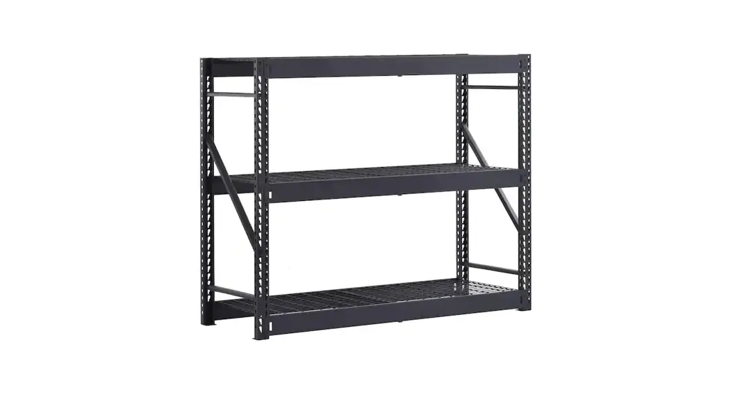 Husky N2w652454w3b 3 Tier Industrial Duty Steel Freestanding Garage Storage Shelving Unit Instruction Manual