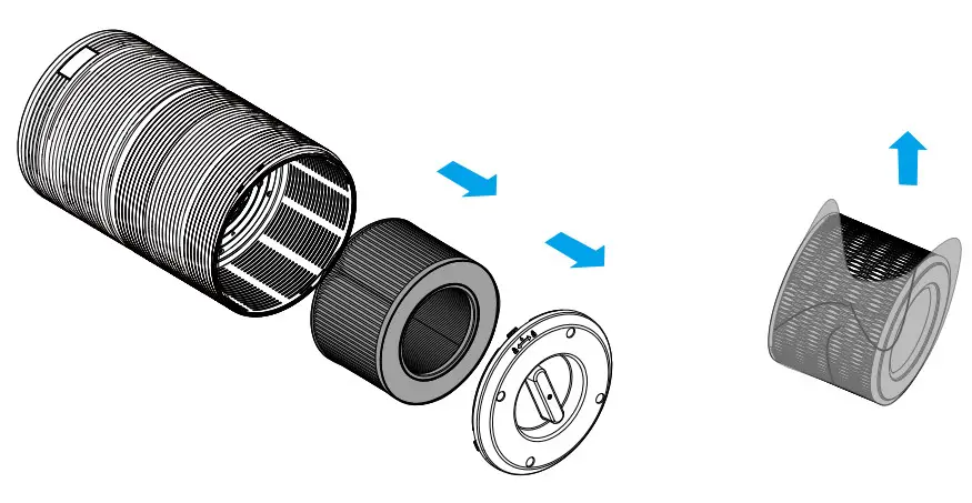 Xiamen Vork Health Industry VK-6089AW Air Purifier - filter 2