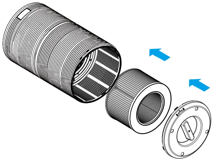 Xiamen Vork Health Industry VK-6089AW Air Purifier - filter 3