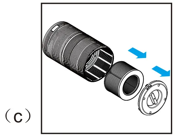 Xiamen Vork Health Industry VK-6089AW Air Purifier - filter 6