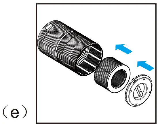 Xiamen Vork Health Industry VK-6089AW Air Purifier - filter 8