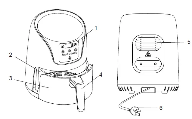 Sunbeam-AFP4100BK-Copper-Infused-DuraCeramic-Digital-Air-Fryer-02