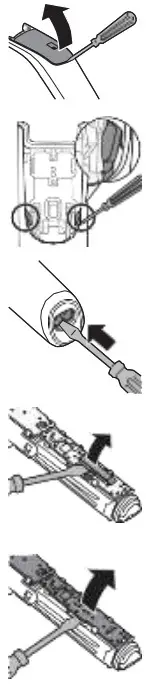Removing the rechargeable battery