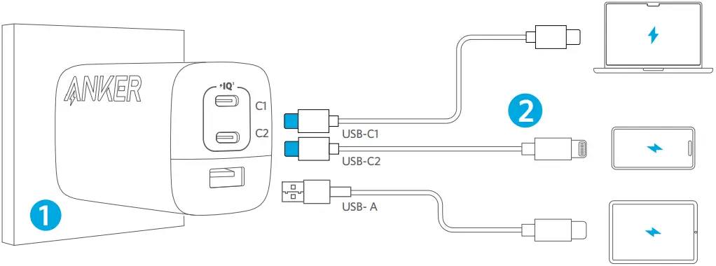 Anker A2673 335 Charger A1