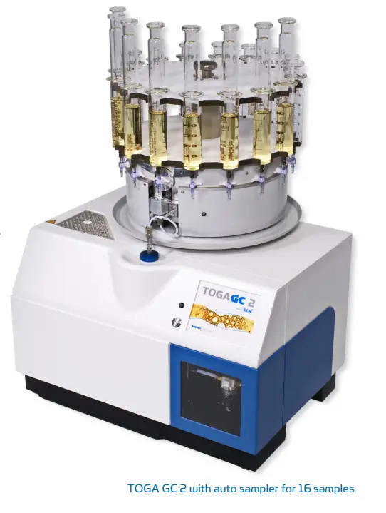 ENERGY SUPPORT TOGA GC 2 Dissolved Gas Analysis with Automated Full Vacuum Degassing - Total Gas Content