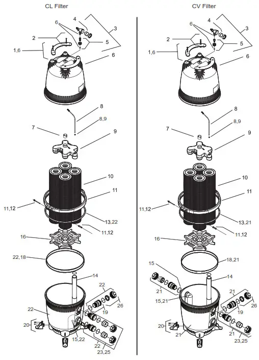 Jandy H0291800 Cartridge Pool Filters - fig 11