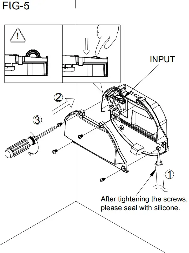 HALCYON EX914 B34 Exterior 4W Low Glare Wall Eyelid Light - Parts 5