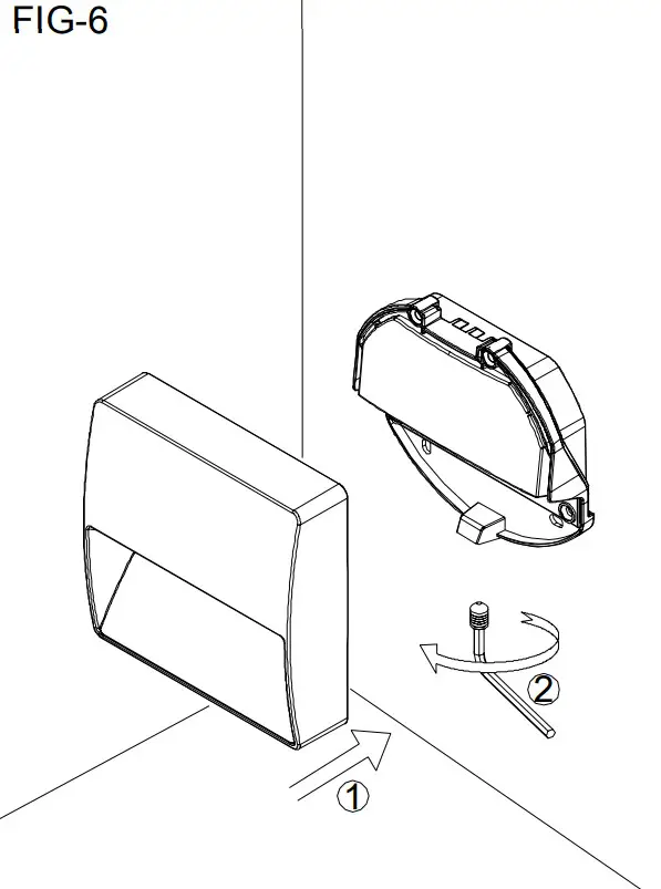 HALCYON EX914 B34 Exterior 4W Low Glare Wall Eyelid Light - Parts 6