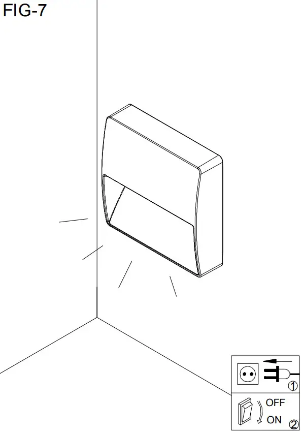 HALCYON EX914 B34 Exterior 4W Low Glare Wall Eyelid Light - Parts 7