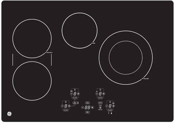 GE Profile PP7030DJ 30 Inch Built In Knob Control Electric Cooktop - FEATURES AND BENEFITS