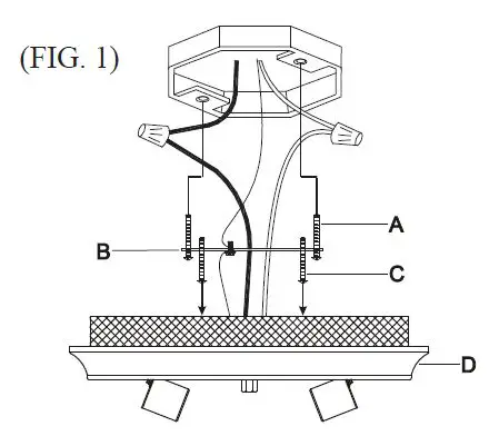 SIGNATURE HARDWARE-953131-Gardenville-Flush-Mount-Light-2