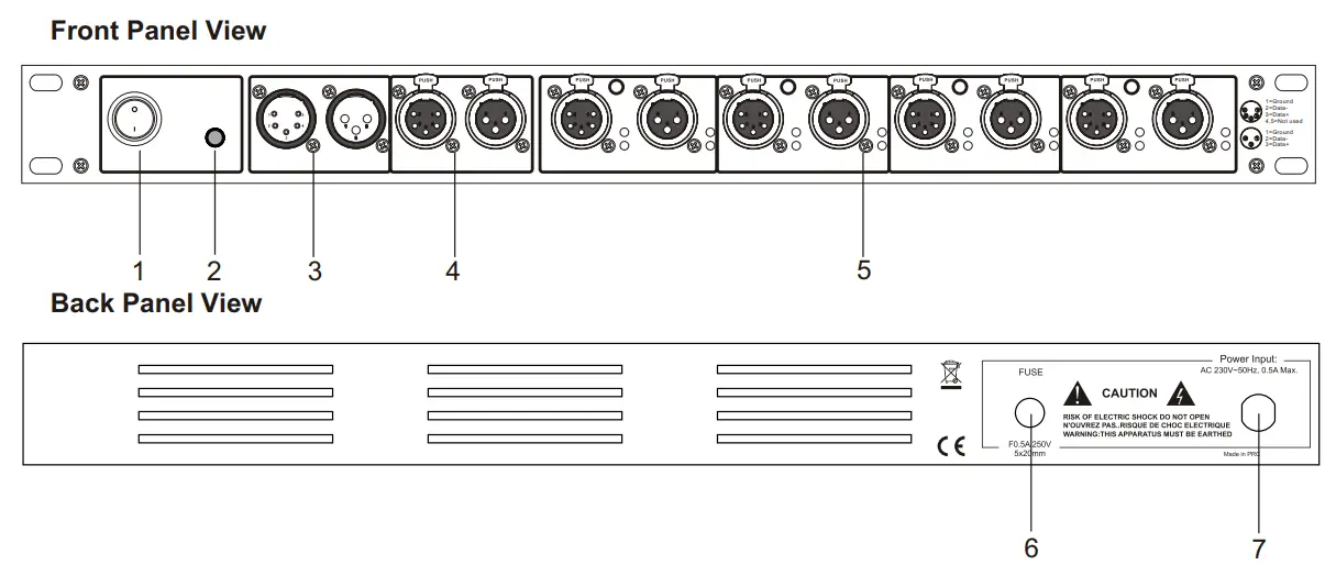 GLT DD 4III B 4 DMX Booster