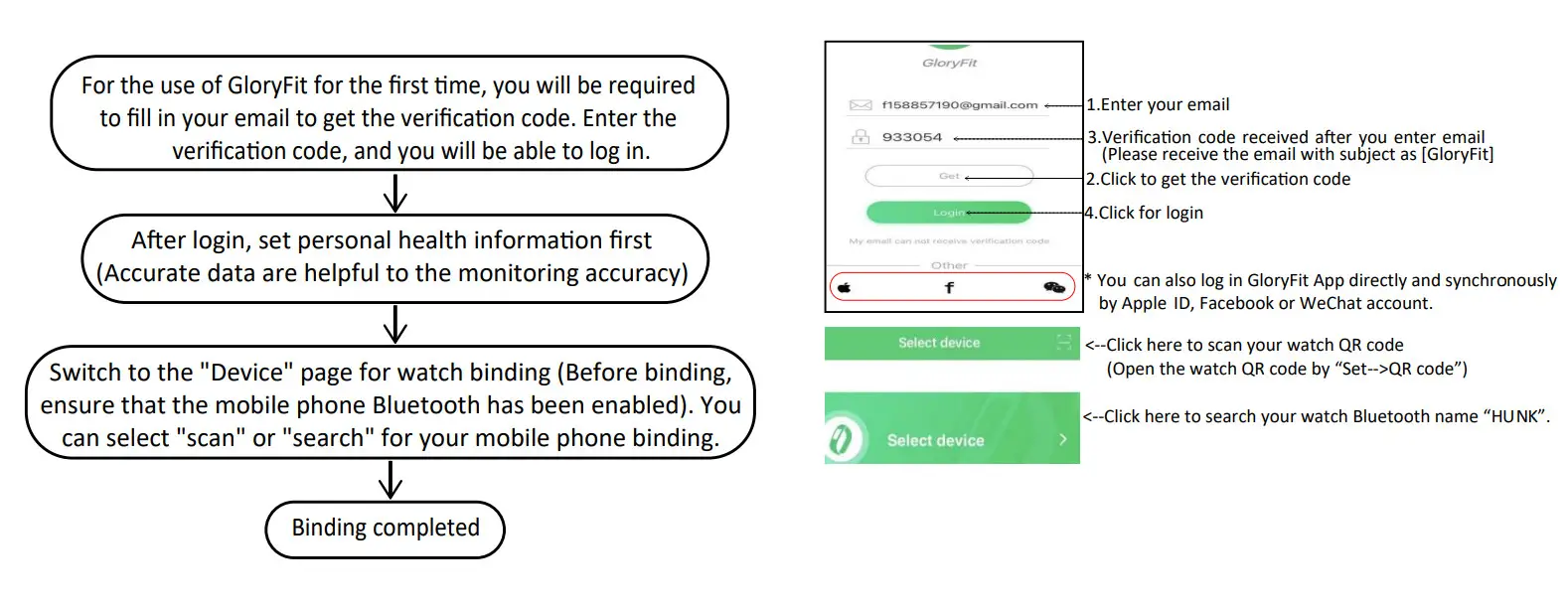 HENGSHENG H1102 Smart Watch - Email