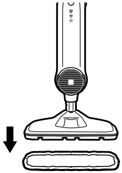 Dirt Devil R1 Steam Mop Hard Floor Cleaner - Microwfiber Pad