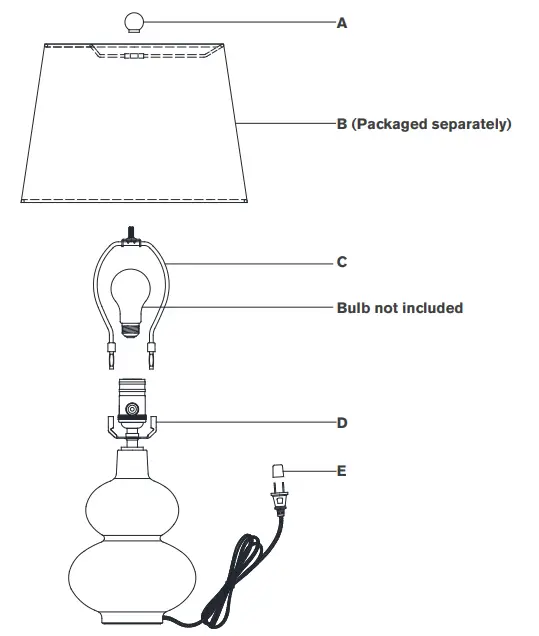 circa LIGHTING TOB 3515 Ciccio Medium Table Lamp