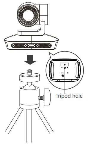 Moertek MW2024-10X PTZ 2.4G Wireless Transmission Camera - nstall the camera